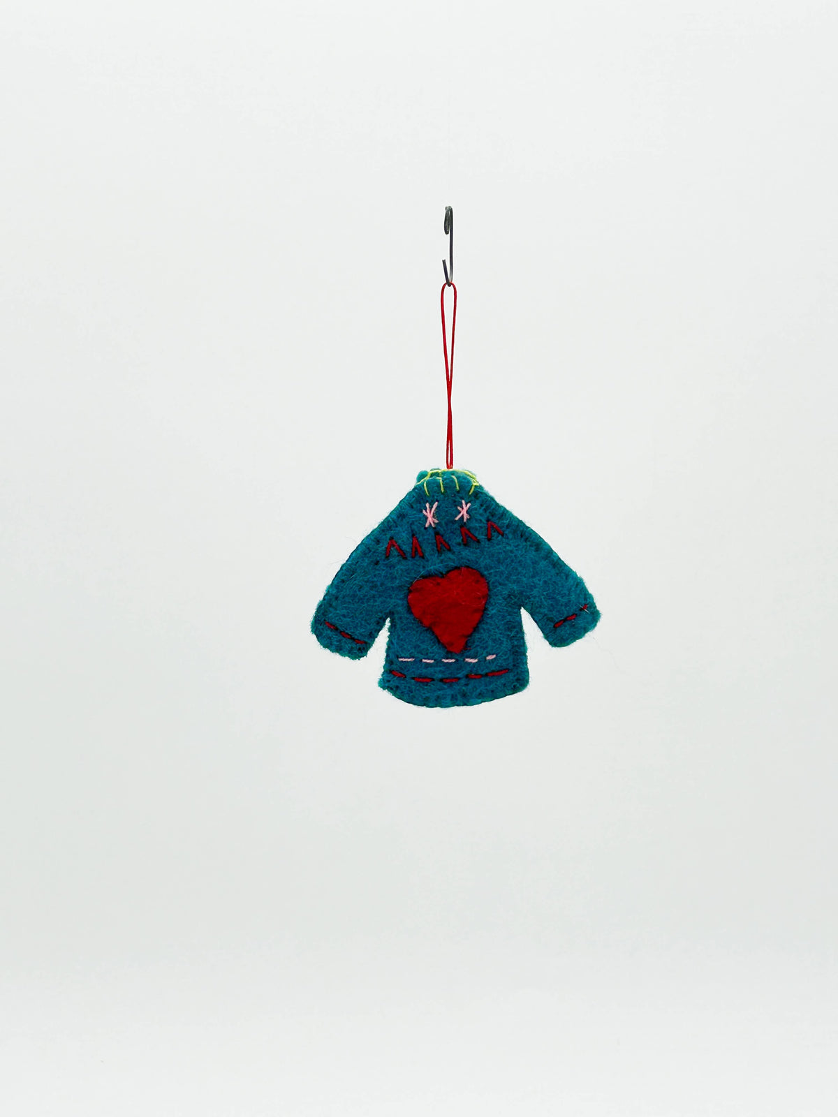 Heart Shaped Jumper Christmas Decoration