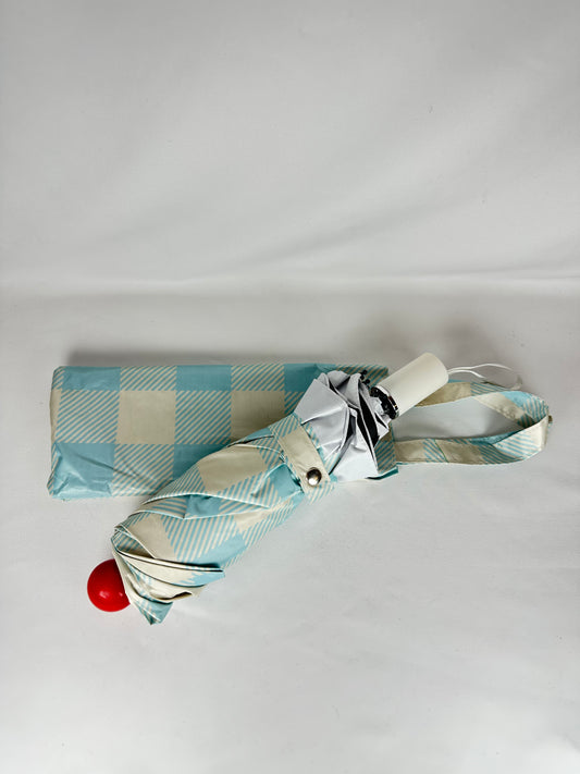 Paraguas Vichy Cuadros Pata de Gallo