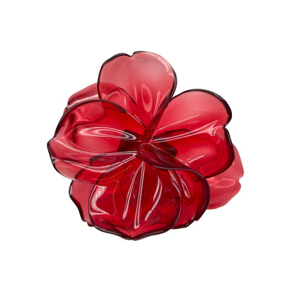 Anillo Flor Magnolia Escarlata