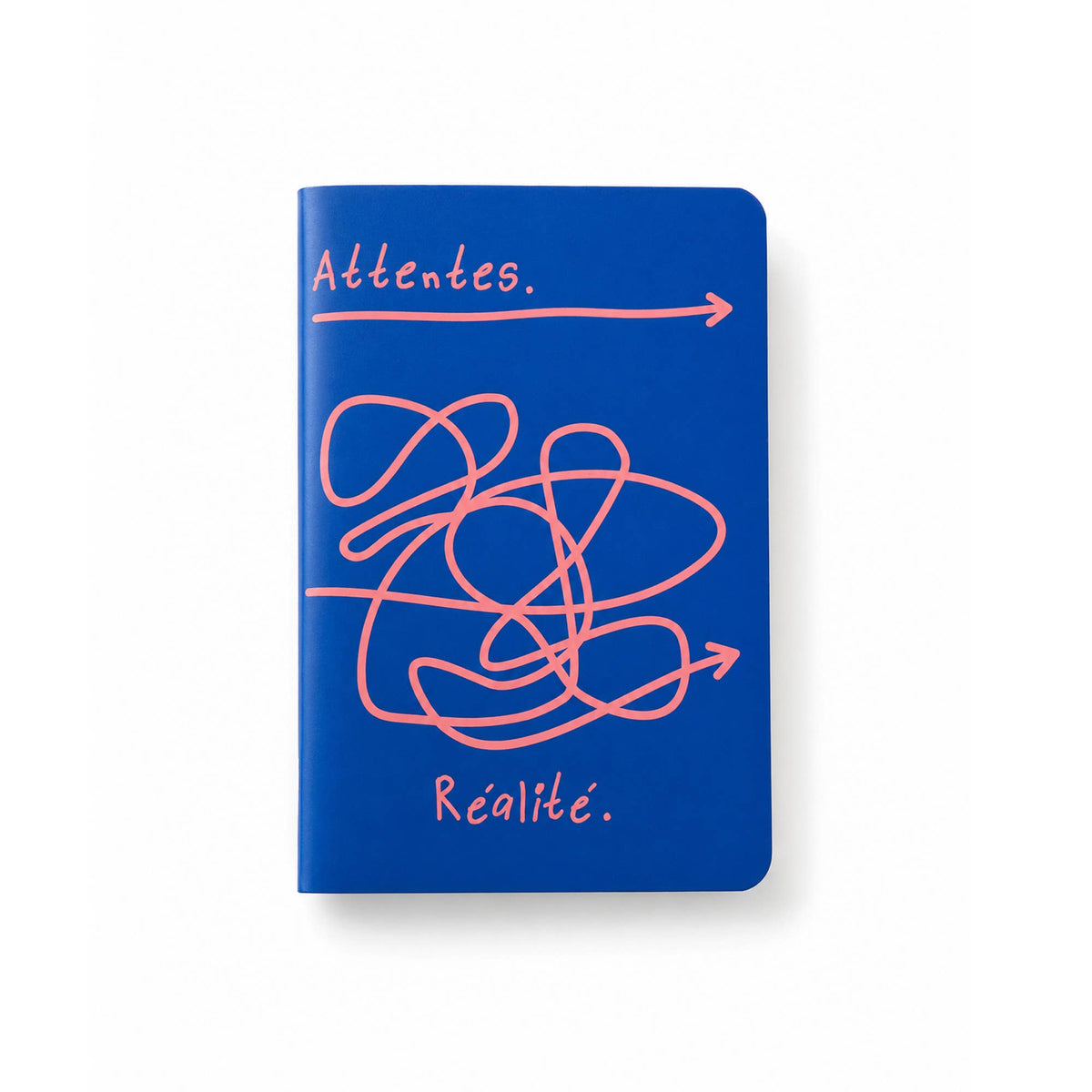 Planificador A6 azul Attentes Réalité