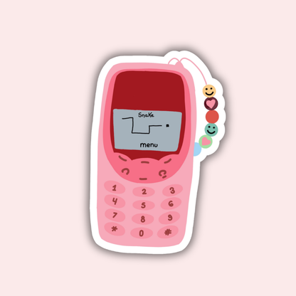 Pegatina Teléfono Móvil Retro Nokia Snake