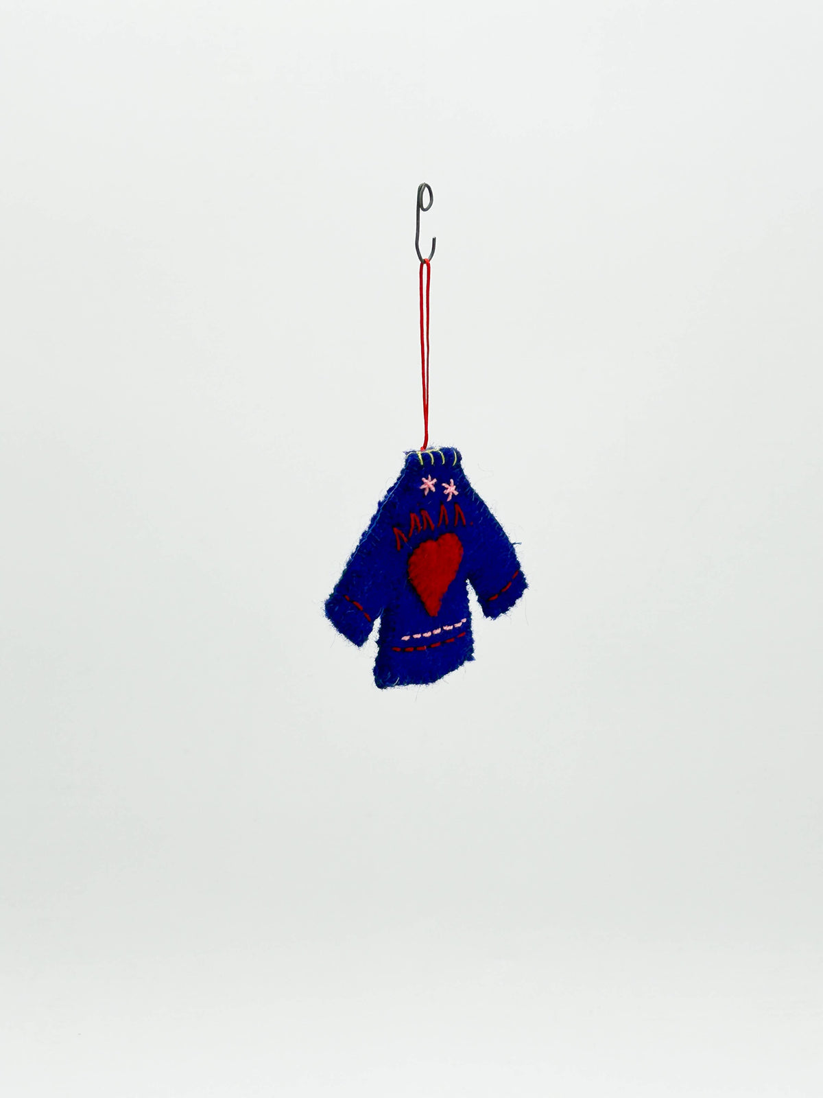 Heart Shaped Jumper Christmas Decoration