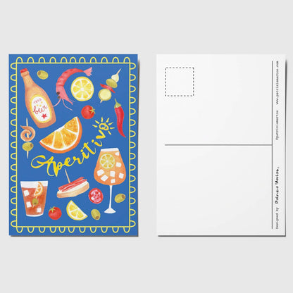 A6 Tarjeta o Postal con Sobre Aperitivo