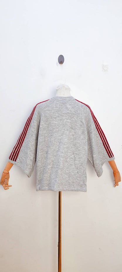 Jersey de punto burdeos