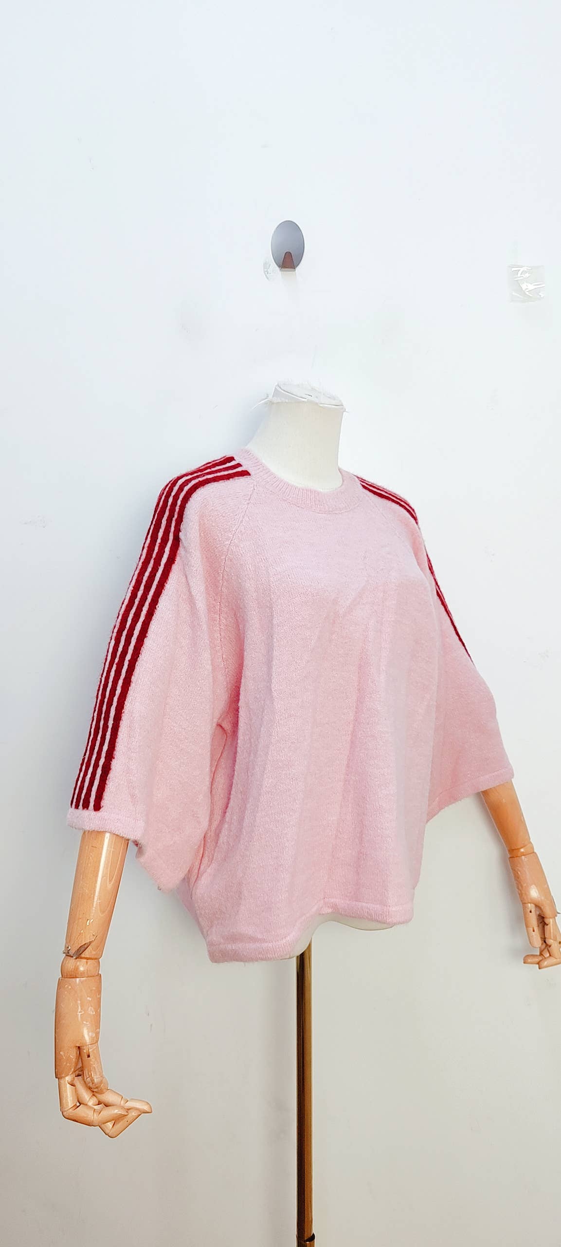 Jersey de punto burdeos