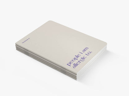 Cuaderno A5 People I'm Allergic To