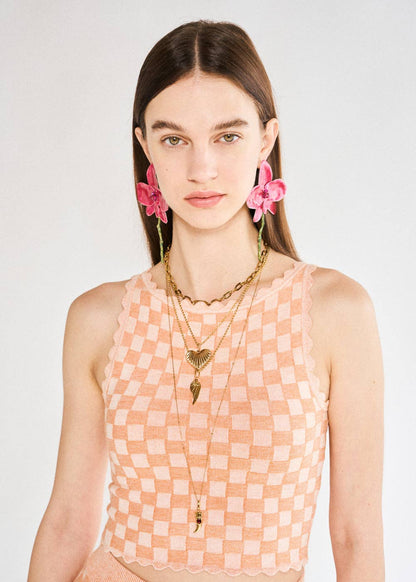 Maxi Pendientes Flor