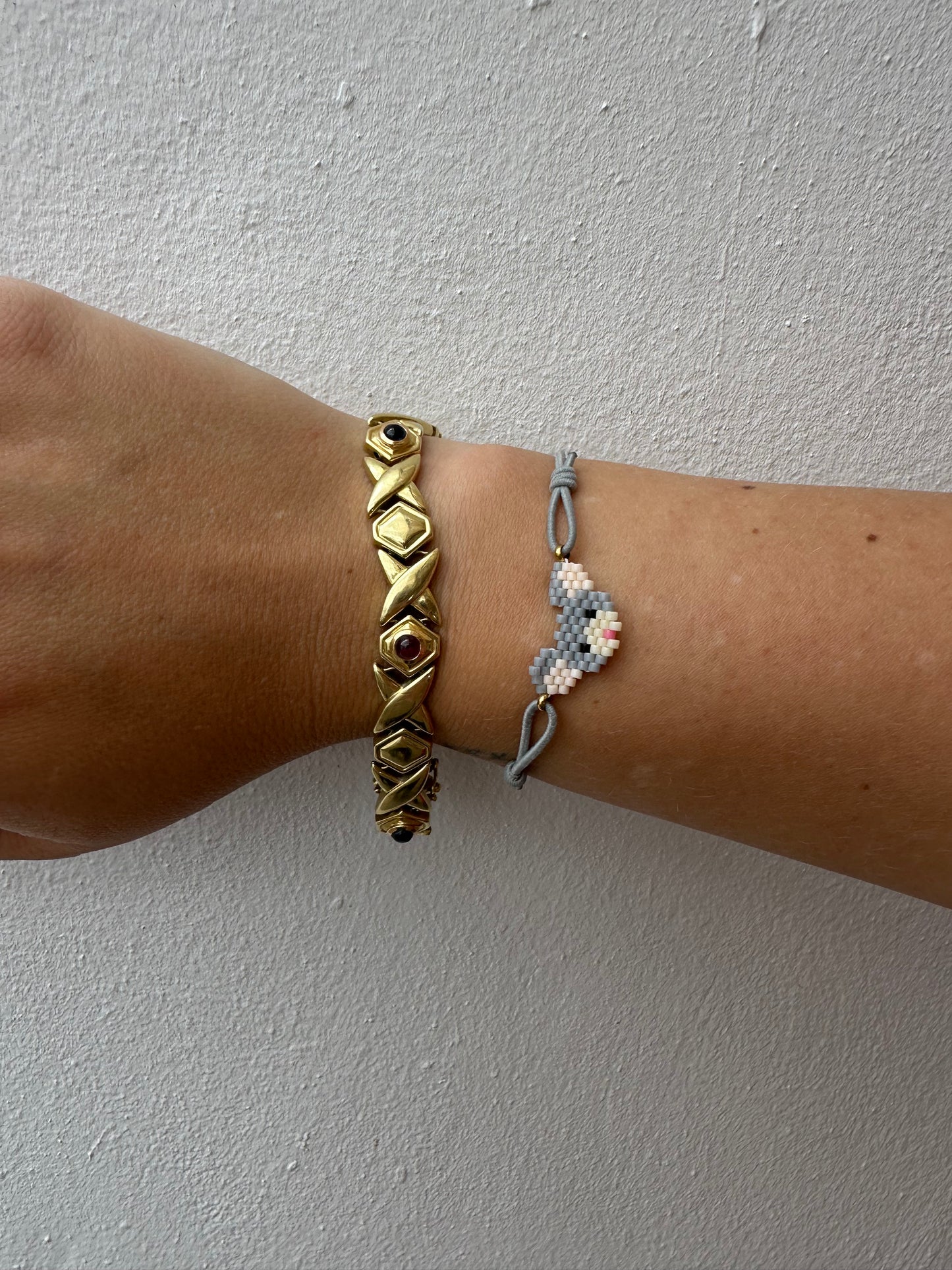 Pulsera Elástica Miyuki Ratón