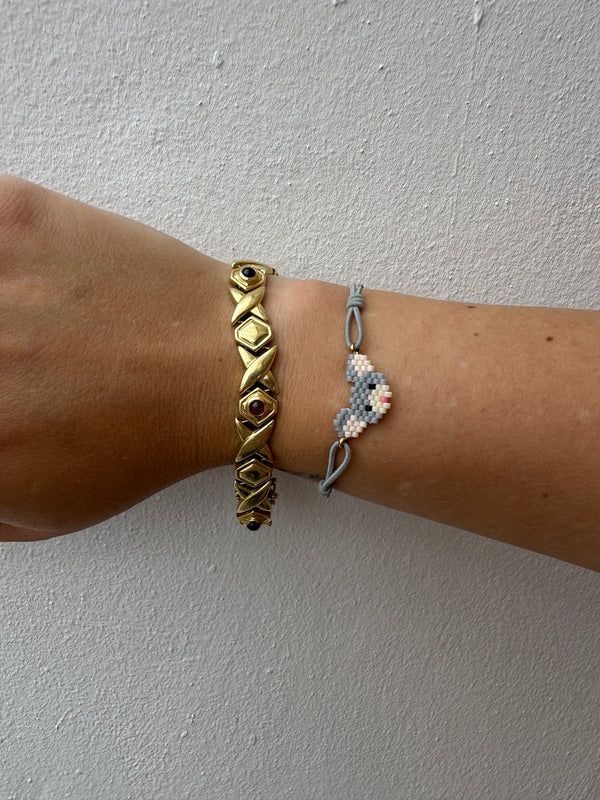 Pulsera Elástica Miyuki Ratón