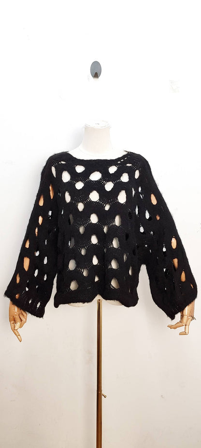 Jersey de punto burdeos