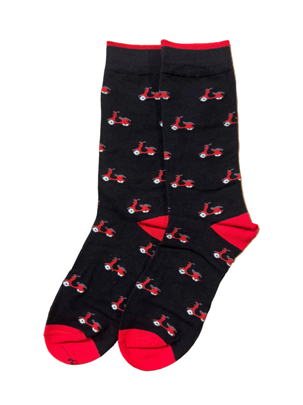 Calcetines Hombre Motos Negros