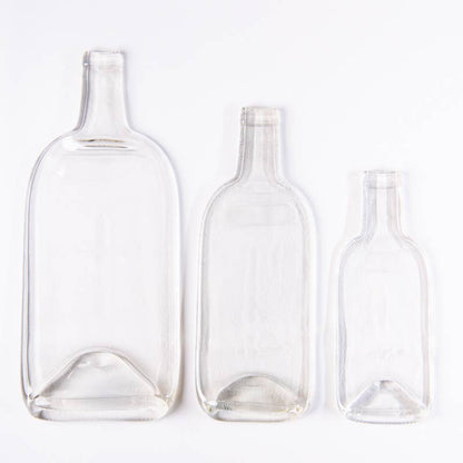 Botella Aplastada Transparente Pequeña