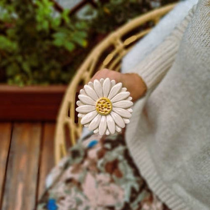 Flor Cerámica Rosa Gerbera