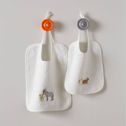 Babero Burro Bordado