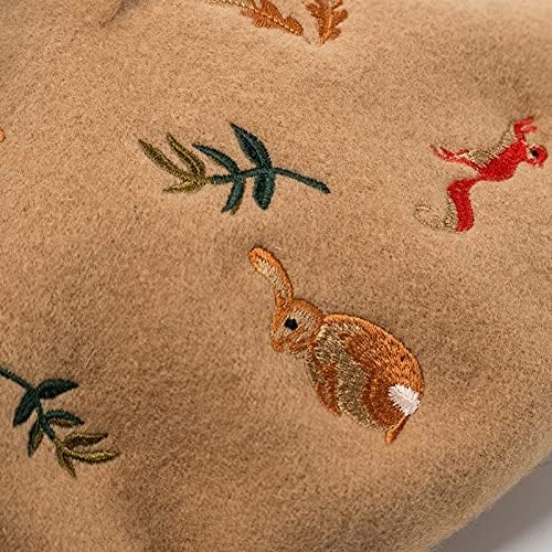 Boina Bordado Campestre Beige