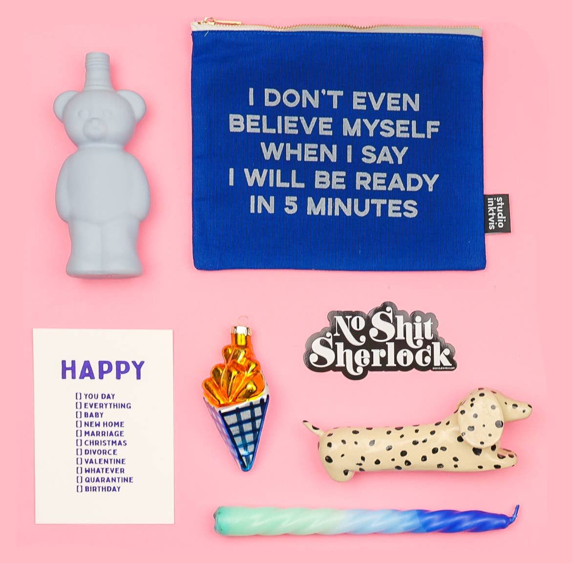 A6 Tarjeta O Postal Con Sobre Happy