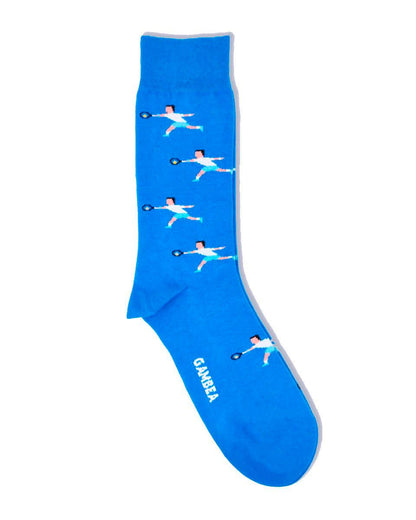 Calcetines Hombre Tenis Pista Dura Azul