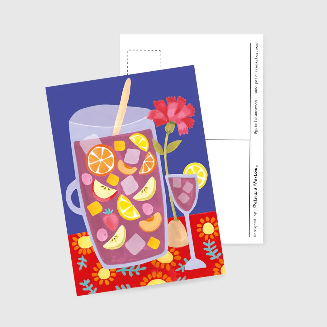 A6 Card or Postcard with Envelope Madrid 2