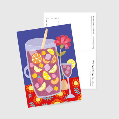 A6 Card or Postcard with Envelope Madrid 2