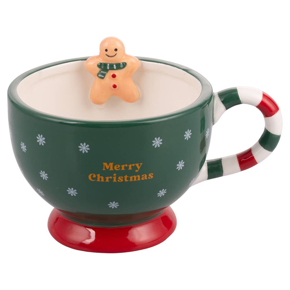 Merry Christmas Gingerbread Man Mug