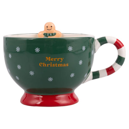 Merry Christmas Gingerbread Man Mug