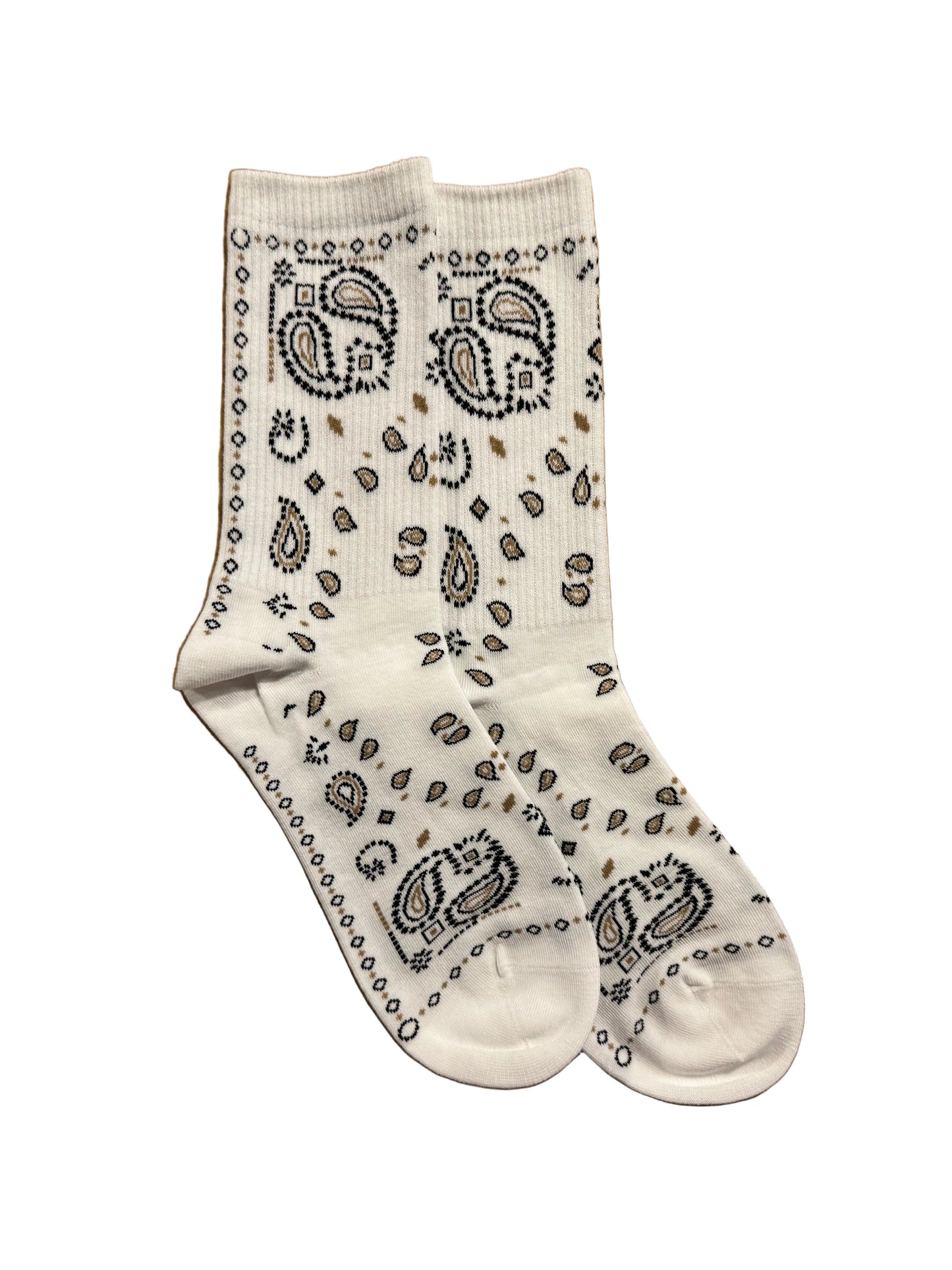 Calcetines Blancos Estampado Pasley o Cashmere