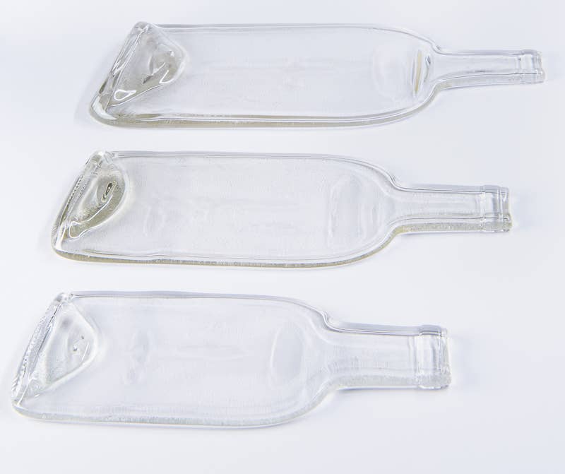 Botella Aplastada Transparente Pequeña