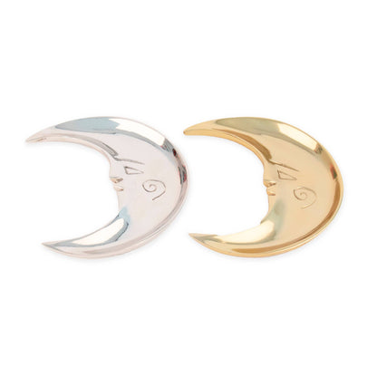 Plato Platito Para Joyería o Joyero Luna Plata