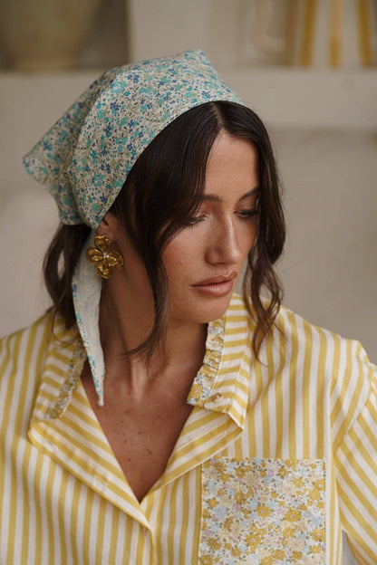 Pañuelo Inés azul