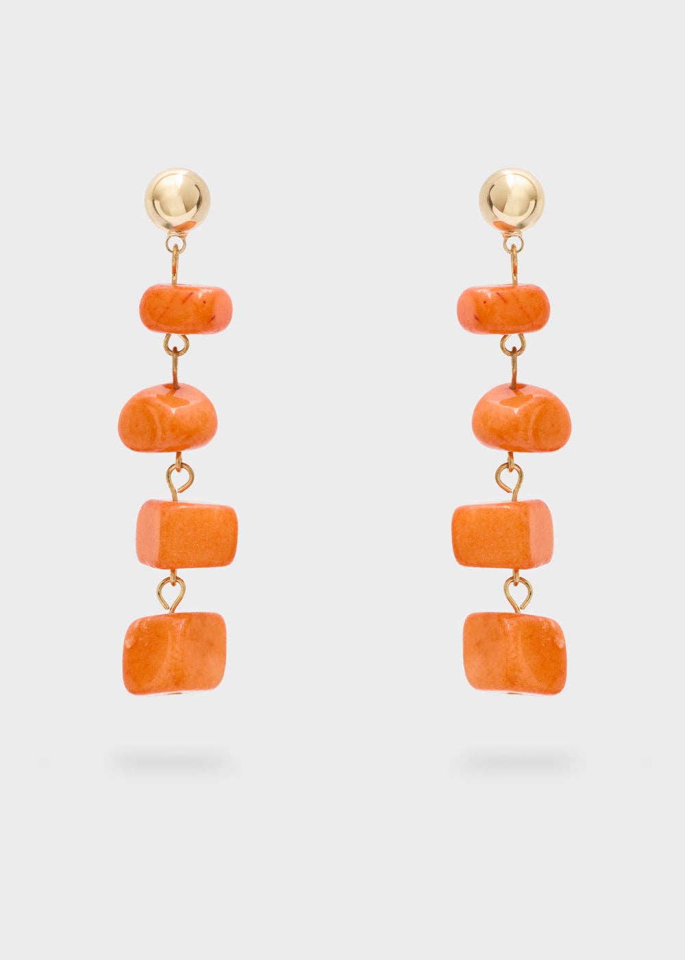 Pendintes Piedras Naranjas