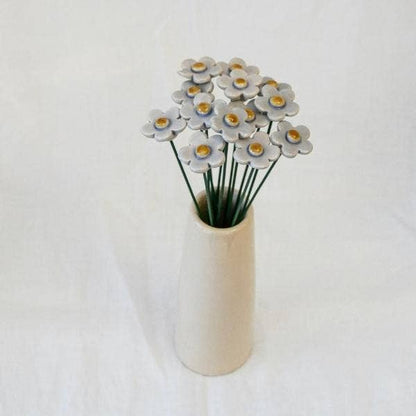 Flor Cerámica Flor de fresa