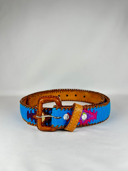 Cinturón Kilim Azul Intermedio 100cm