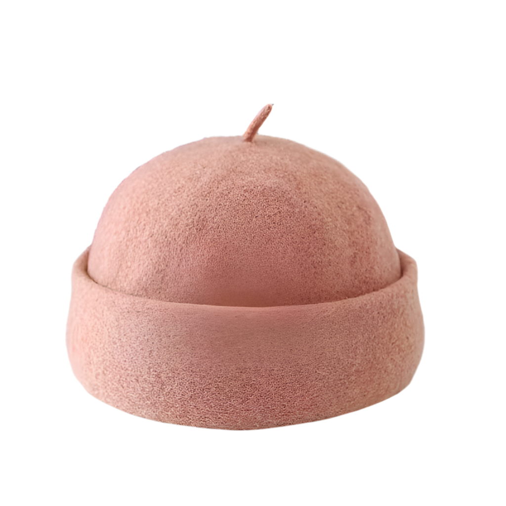 Boina de Lana Naranja Melocotón