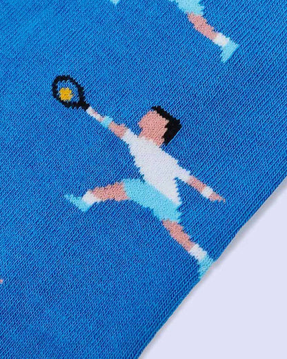 Calcetines Hombre Tenis Pista Dura Azul