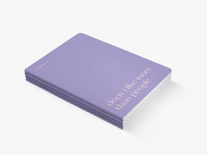 Cuaderno A5 Dogs I Like More Than People