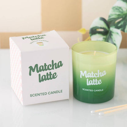 Vela en Vaso Matcha Latte