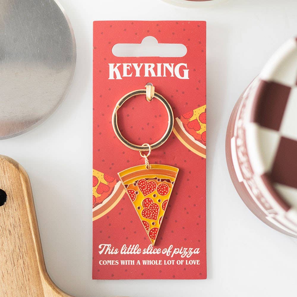 Llavero Esmaltado Pizza