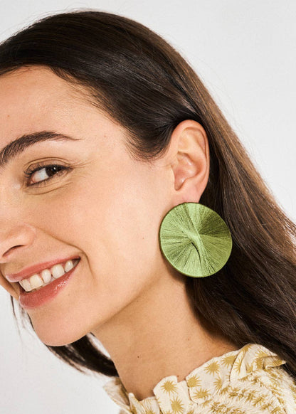 Pendientes Hilos Verdes