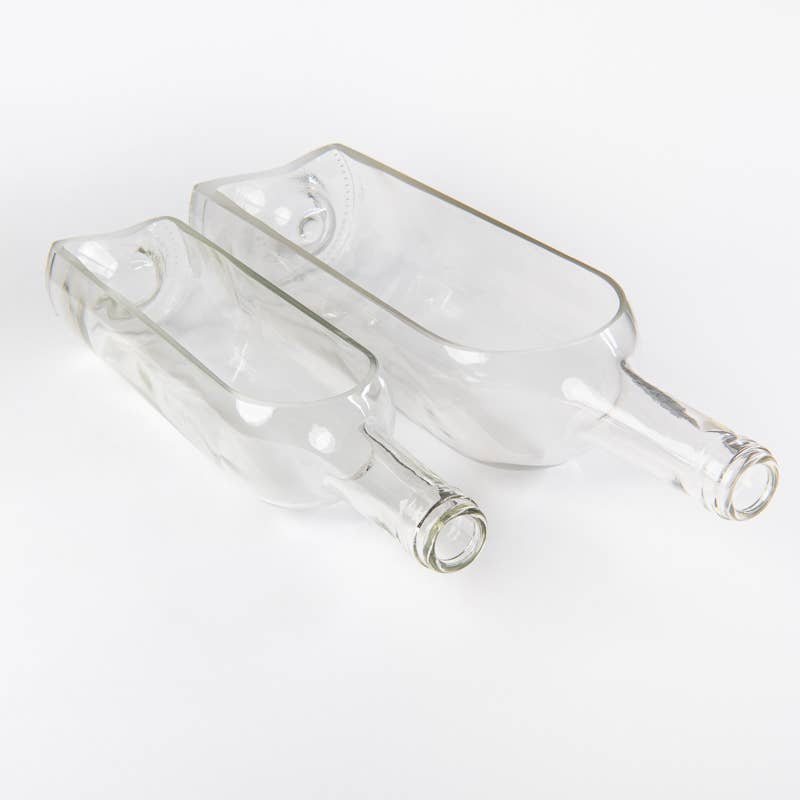 Mitad Botella Transparente Grande