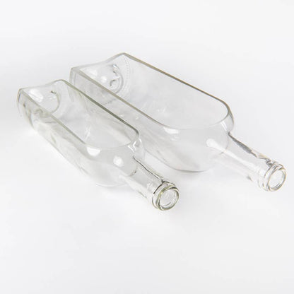 Mitad Botella Transparente Grande