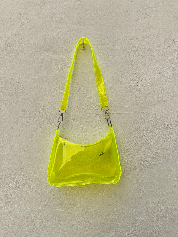 Mini Bolso Plástico Amarillo