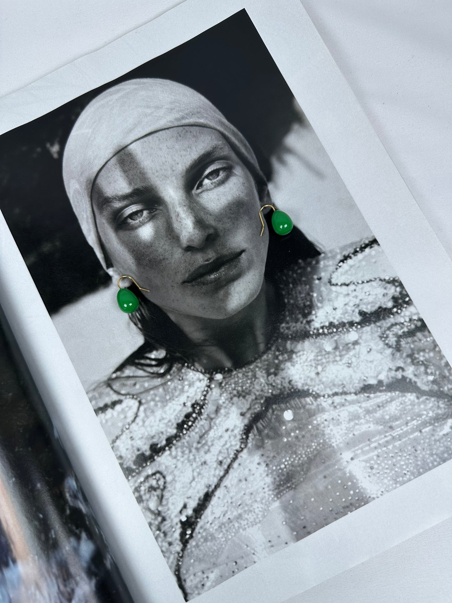 Pendientes Lágrima Gota Verde