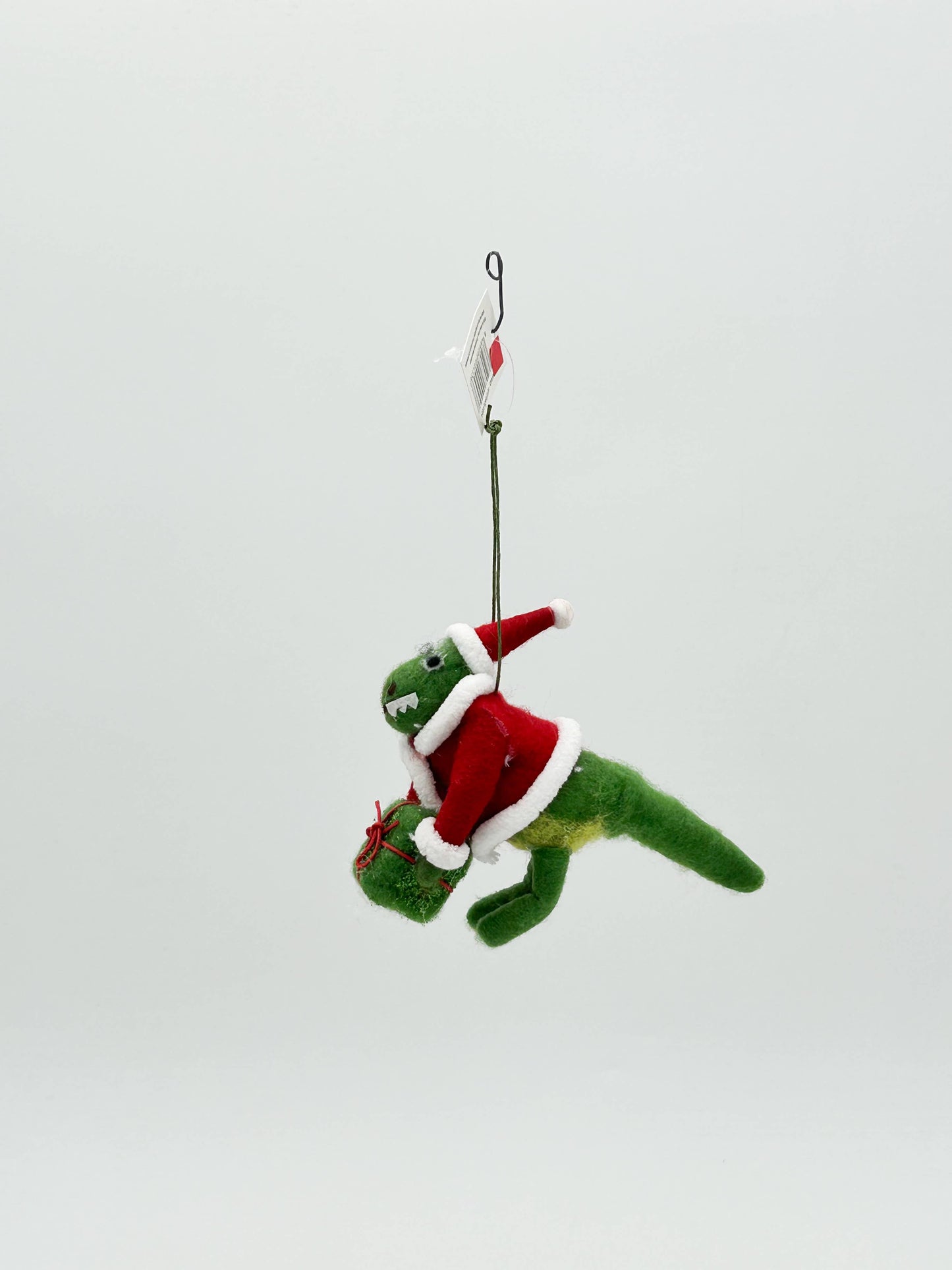 Adorno de Navidad de Dinosaurio de Fieltro