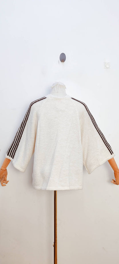 Jersey de punto burdeos