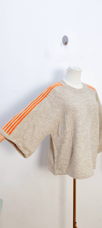Jersey de punto burdeos