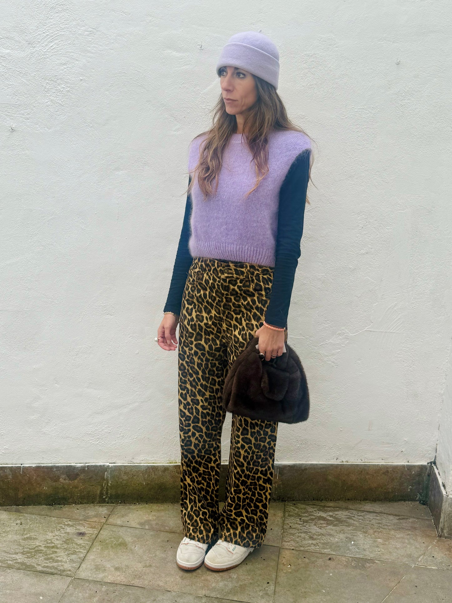 Chaleco Sin Botones Malva