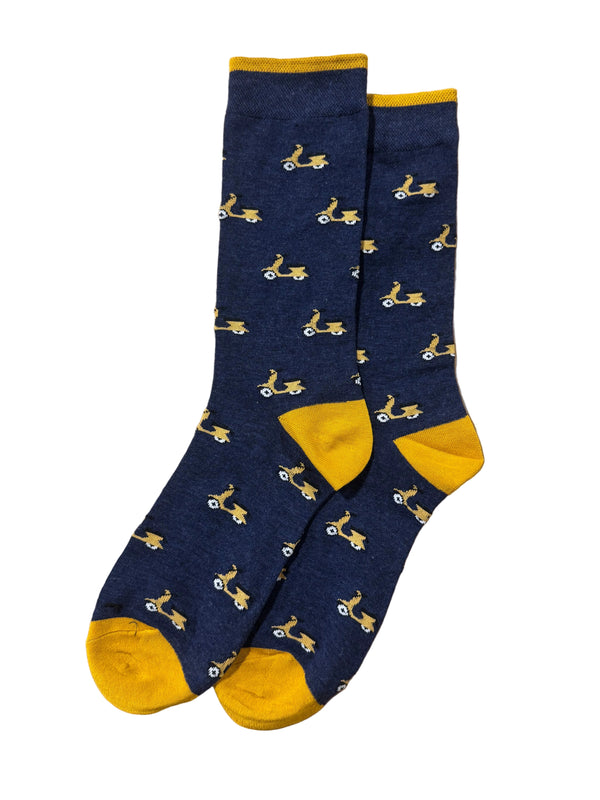 Calcetines Hombre Motos Azules