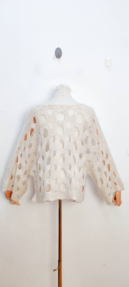 Jersey de punto beige
