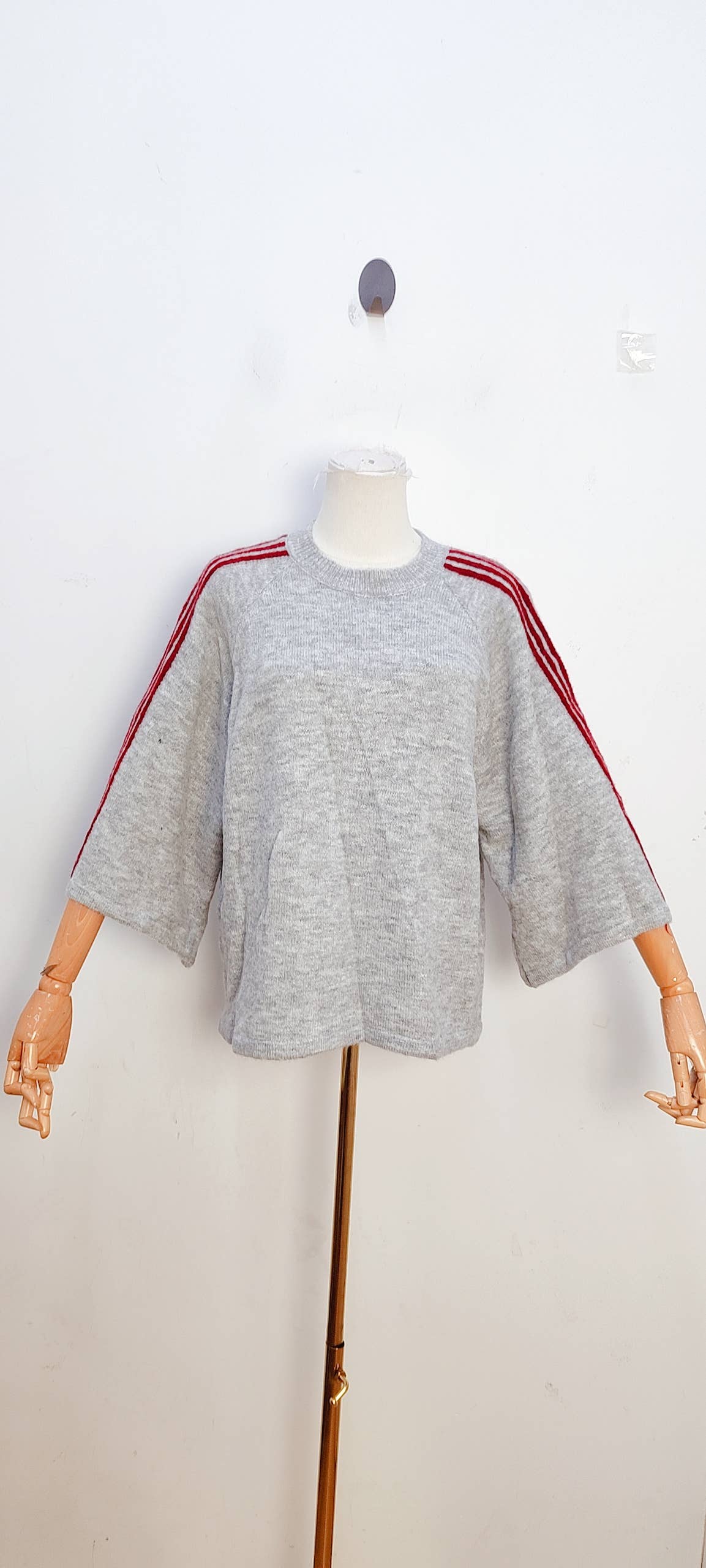 Jersey de punto burdeos