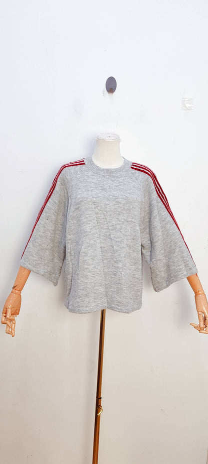 Jersey de punto burdeos